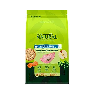 Ração Guabi Natural para Cães Adultos de Porte Mini e Pequeno Sabor Frango e Arroz Integral 10,1kg