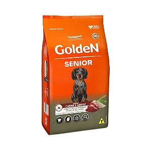 Ração Golden Senior Mini-bits Carne e Arroz