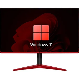 Monitor 3Green 24" 5MS 72 Hz Full HD M2403G Preto e Vermelho