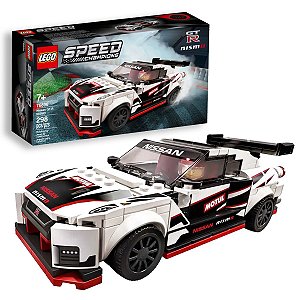 Lego Speed Champions Nissan GT-R Nismo Edição Colecionável 298pcs +7 anos