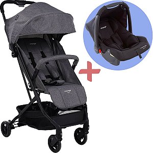 Carrinho De Passeio Para Bebê Park Até 15kgs Preto - Voyage : :  Bebé