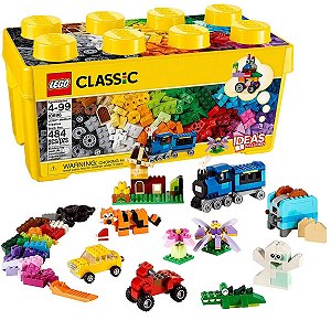 Lego Classic Caixa Média de Peças Criativas com 484 peças Blocos de Montar Infantil