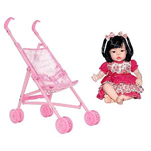 Boneca realista tipo bebe reborn yasmin 1172 sid nyl