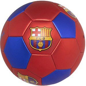 Bola de Futebol Barcelona Oficial Tamanho 5 Metalizada Com Costura Maccabi Art