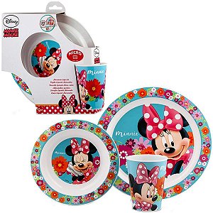 Conjunto de Alimentação Minnie  Disney Lillo