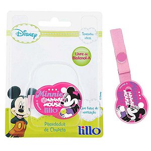 Prendedor De Chupeta Para Bebê  Disney Minnie Lillo