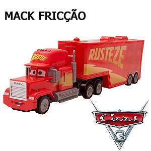 Carrinho de Fricção Caminhão Mark Carros Relampago Mcqueen Pixar Disney Toyng