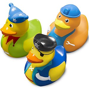 Brinquedo Para Banho Bebê Infantil Pato Patinhos 2 Acima dos 9 Meses Comtac Kids Care