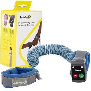 Pulseira Guia de Segurança Infantil Watch Anti Perda Criança com 1,5m - Safety