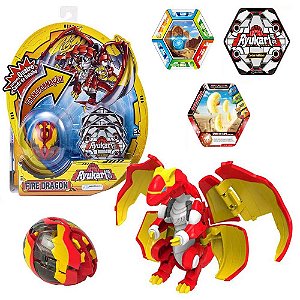 Boneco Ryukari Set-fire Dragon Multikids Br087