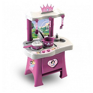 Cozinha Pop Princesas Pia Fogão Forno Coifa 19343 Xalingo