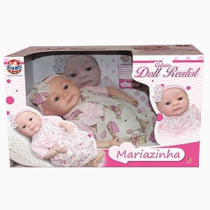 Boneca Mariazinha Coleção Doll Realist Tipo Reborn Sid-nyl 1170