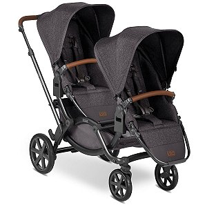 Carrinho de Gemeos Travel System Reclinavel Até 30 Kg Zoom Abc Design