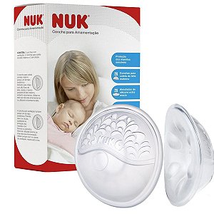 Concha Para Amamentação Ventilação Silicone Resistente Bebê Criança NUK