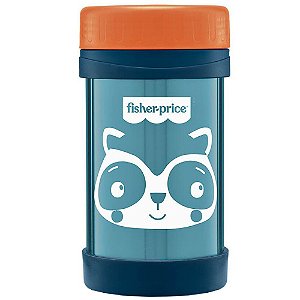 Pote Térmico Infantil De Aço Inox Bebidas Quentes e Frias +6 Meses 450ml Hot e Cold Fisher Price