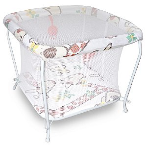 Berço Bebê Cercado Infantil 0 a 15Kg Com Ajuste de Altura Lado Telado  Portátil Mosquiteiro Sonata - Baby&Kids