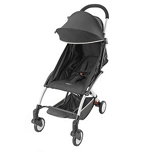 Carrinho de Bebê Compacto Multikids Preto Até 15Kg