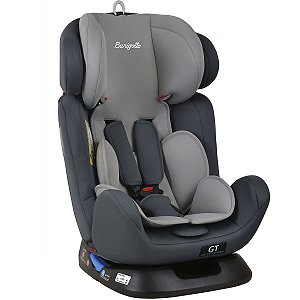 Cadeirinha de Bebê Auto 0 a 36 Kg Reclinavel Ajustável Grupo 0+ I, II, III, Bebê Conforto GT Burigotto Gray