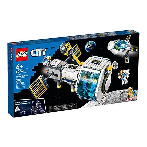 Brinquedo LEGO City Expansível de Montar Infantil Criança Estação Espacial 5 Bonequinhos +6 Anos