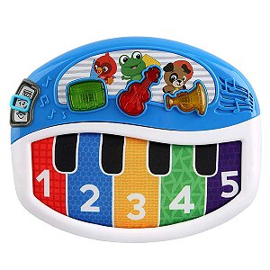 Brinquedo Educativo Bebê Interativo Piano Discover & Play +3 Meses Mini Piano Baby Einstein