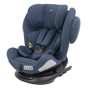 Cadeira Para Auto Infantil 0-36kg Grupos 0-3 Isofix Reclinável Giratória 360º Único Plus Azul Chicco