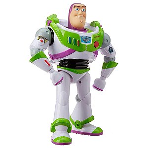 Buzz Lightyear Boneco Articulado Com Voz do Personagem Toy Story 3+ Anos Disney Pixar Etitoys