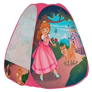 Barraca Infantil Divertida Princesas 84x74 cm Telada Para Crianças com +3 Anos Etitoys