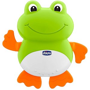 Brinquedo para Banho do Bebê Divertido Sapo Nadador A Corda Verde Chicco