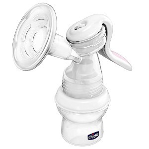 Bomba Manual Extratora de Leite Extra Soft Silicone Conforto e Eficácia Livre de BPA 150ml Chicco