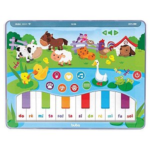 Brinquedo Educativo Infantil Para Bebê Tablet Cantando Com Os Animais Modos de Jogo Com Sons Winfun