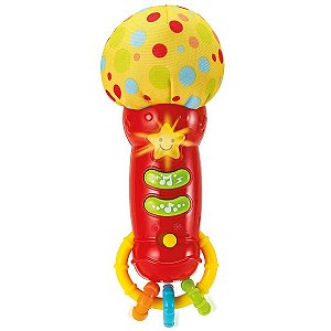 Brinquedo Infantil Microfone Interativo Baby Estrela Do Rock Winfun