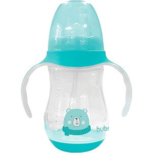 Copo Infantil Antivazamento +6 Meses 250 ML Ursinho Azul