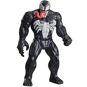 Boneco Marvel Venom Articulado Colecionável +4 anos Brinquedo Infantil Divertido Olympus Hasbro