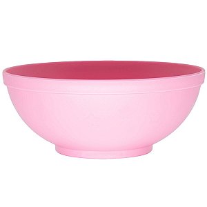 Tigela Para Alimentação do Bebê Bowl Infantil 300ml Estrelas Rosa Infanti