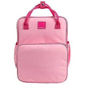 Bolsa Maternidade Com Trocador Para Bebê e Bolsos Para Organização Baby Bag Mini Rosa Baby Go