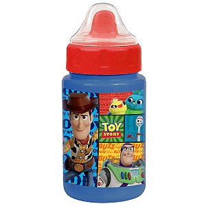 Copo Transição Infantil +6m 340ml Com Válvula Redutora de Pingos e Tampa Protetora Toy Story BabyGo
