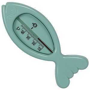 Termômetro de Banheira Banho Bebê Medidor de Temperatura Água Infantil Criança Kababy Peixinho Verde