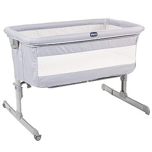 Berço Bebe Cercado Portátil Infantil Até 9kg Ajuste 6 Níveis Altura Co-Sleep Co-Leito Next2Me Chicco