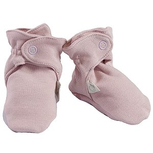 Sapatinho de Bebê Para Recém Nascidos 0 a 3 Meses Com Botões Rosé D'Bella for Baby