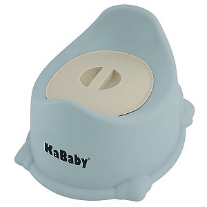 Troninho Com Tampa Bebe Penico Infantil Privada Anatômica Transição Desfralde Azul Kababy