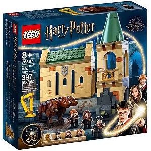 Brinquedo LEGO Harry Potter Infantil Hogwarts Encontro Com Fluffy Para Crianças +8 Anos 397 Peças