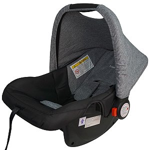 Bebe Conforto Cadeirinha Auto Passeio Infantil Criança Para Carro Segurança do Recém Nascido Até 13kg Cinza Prime Baby