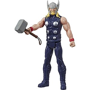Boneco Articulado Infantil Thor Titan Hero Series Avengers Para Criança 4+Anos Marvel Hasbro
