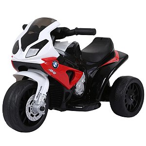 Moto Eletrica Infantil Xplast Motocross 6V Azul com Rodinhas