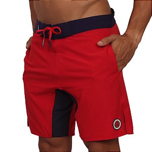 Bermuda Bs Cross - Vermelho Marinho