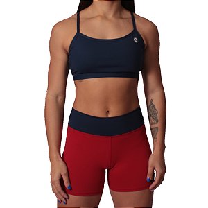 Conjunto Bs Cross - Vermelho/Marinho