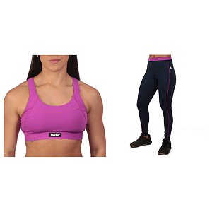 Conjunto Light Bs Cross - Violeta/Marinho