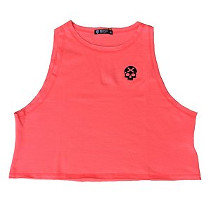 Regata Cropped Bs Cross - Vermelho Neon