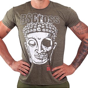 Camiseta Bs Cross - Buddha Verde