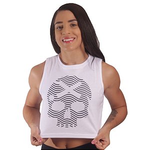 Regata Cropped Bs Cross - Skull Waves Branco